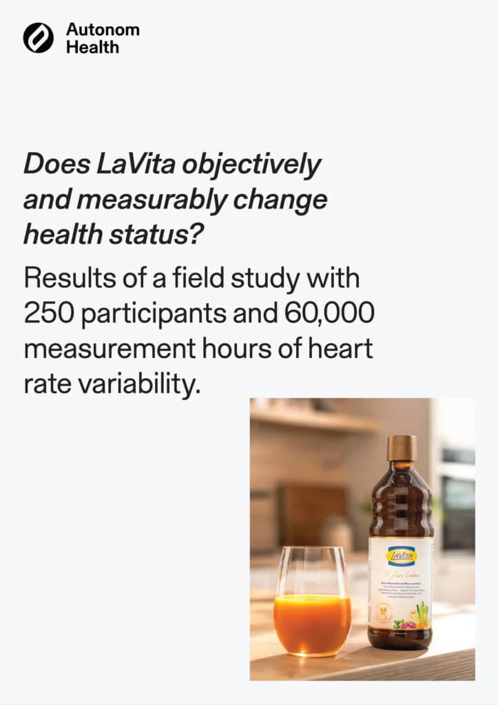 When Nutrition Becomes Measurable – The LaVita  Autonom Health HRV Field Study