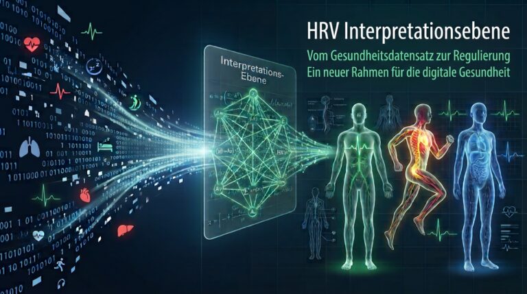 HRV Interpretationsebene Physiologische Intelligenz Vom Gesundheitsdatensatz zur Regulierung Ein neuer Rahmen für die digitale Gesundheit